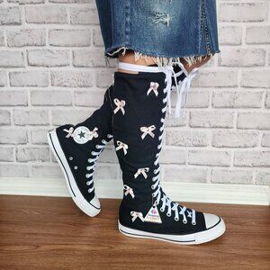 ⭐Converse Chuck Taylor XXHi Bows & Studs Knee Hi 11 Womens Boots Sneaker A17684C